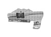 RH FT BUMPER BRKT SILVERADO/SIERRA 1500 SERIES STD/EXT CAB 99-02 SUBURBAN/ YUKON XL 1500 SERIES/TAHO - image 1