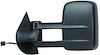 LH DOOR MIRROR PWR HTD TEXT BLK FLDG TELESCOPING TOW TYPE W/VISIBLE ILLUM S IGNAL ARROW SILVERADO/SIERRA 07-11 - image 1