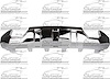 CAPA FRT BUMPER COVER LOW - image 1