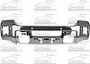 FRONT BUMPER FACE BAR W/P - image 1