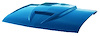 HOOD 2 IN. COWL INDUCTION STYLE RAM AIR S10/SONOMA P/U 94-04 BLAZER/JIMMY 95-05 BRAVADA 96-01 ENVOY 98-00 - image 1
