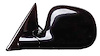 LH DOOR MIRROR PWR NON-HTD GLOSS BLK FLDG S10/SONOMA P/U 94-97 BLAZER/JIMM Y 95-97 BRAVADA 96-97 HOMBRE 96-97 - image 1