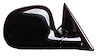 RH DOOR MIRROR PWR NON-HTD GLOSS BLK FLDG S10/SONOMA P/U 94-97 BLAZER/JIMM Y 95-97 BRAVADA 96-97 HOMBRE 96-97 - image 1