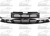 GRILLE CHR/DK ARG W/ MESH CHR MLDG CHEV P/U BASE/LS 98-04 BLAZER 00-05 - image 1