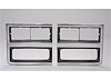RH H.L. DOOR CHR/ARG W/ DUAL RECT H.L. CHEVY BLAZER/SUBURBAN 89-91 - image 1