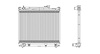 RAD 1 ROW W/ OR W/O AIR/HDC 2.5L V6/2.0L L4 TRACKER 99-04 - image 1