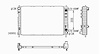 RADIATOR 1 ROW W/ OR W/O HDC W/ OR W/O AIR 3.4L V6 EQUINOX 05 - image 1