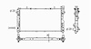 RADIATOR 1 ROW W/ OR W/O AIR W/ OR W/O HDC V6 CARAVAN/VOYAGER/TOWN COUNTRY 05-07 - image 1