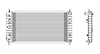 RADIATOR 1 ROW W/ OR W/O AIR/HDC 2.4L/3.6L G6 06-10 AURA 07-10 MALIBU 08- 11 MALIBU HYBRID 08-10 - image 1