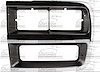 LH H.L. DOOR CHR/DK ARG W/ DUAL RECT H.L. CHEVY VAN 92-96 - image 1