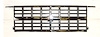 GRILLE CHR/DK ARG DUAL RECT H.L. CHEVY VAN 92-96 - image 1
