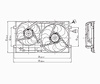 RAD/CON COOLING FAN ASSY BLADE/MOTOR/SHROUD NEW BEETLE 98-10 - image 1