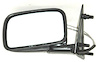 LH DOOR MIRROR MAN REM NON-HTD TEXT BLK FLDG GOLF/JETTA 88-92 - image 1