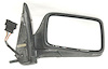 RH DOOR MIRROR PWR HTD SMOOTH BLK FLDG CABRIO 95-99 GOLF/GTI/JETTA 93-99 - image 1