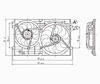 RAD/CON COOLING FAN ASSY BLADE/MOTOR/SHROUD GEN4 GOLF/GTI/JETTA 4CYL 99-1 0 - image 1
