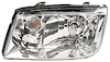 LH H.L. ASSY COMBINATION TYPE W/ AMBER BULB/CLEAR TURN SIGNAL LENS W/O FOG LAMP JETTA 99-LATE 02 - image 1
