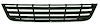 LWR CTR BUMPER GRILLE W/ BLK MLDG PASSAT 06-10 EXCLUDES CC MODEL - image 1