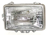 Outer Low Beam Headlight Assembly 1980-87 GM Multi-Vehicle - image 1