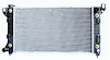 RADIATOR 2 ROW W/ OR W/O AIR W/ TRANSMISSION OIL COOLERS W/ LH OUTLET CARAV AN/VOYAGER/TOWN COUNTRY 96-00 - image 1