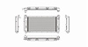 RADIATOR 1 ROW W/ OR W/O AIR SILVERADO/SIERRA W/ ENG OIL COOLER 6.0 99-07 SUBURBAN/YUKON XL 00-06 HU - image 1