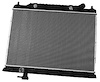 RADIATOR 1 ROW W/ OR W/O AIR W/ OR W/O HDC 4.2L INC 2 TOC QUICKCONNECT FITT INGS TRAILBLAZER/ENVOY/BRAVADA/RAINIER 02-09 - image 1