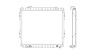 RADIATOR 1 ROW 20 3/4 H W/ OR W/O AIR/HDC 4WD TACOMA 2.7 L4/3.4 V6 95-04 - image 1