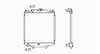 RADIATOR 1 ROW W/ OR W/O AIR 4/6 CYL GOLF/GTI/GTA 99-10 CABRIO 99-02 JETT A 02-05 - image 1