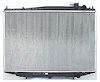 RADIATOR 1 ROW W/ OR W/O AIR W/ 2 TOC 2.4 L4 3.3 V6 ADAPTERS XTERRA 00-04 FRONTIER 98-04 - image 1