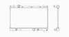 RADIATOR 1 ROW W/ OR W/O HDC W/ OR W/O AIR 4 SPEED A/T 2.0 4 CYL NEON 01-02 DODGE SX 2.0 03-05 - image 1