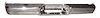 RR STEP BUMPER CHR FACTORY STYLE W/ PADS BRKTS DAKOTA 87-96 - US CHR - image 1
