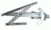 RH FT PWR WINDOW REGULATOR W/O MTR FORD F150/250 P/U 97-98 - image 1