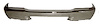 FT BUMPER W/O PAD HOLES W/ VALANCE HOLES CHR RANGER 99-00 - US CHR - image 1