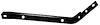 RH FT BUMPER MNTG BRACE 4WD FORD F150/250 LD P/U/EXPEDITION 97-98 - image 1