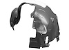 LH FRONT FENDER INNER PAN - image 1