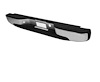 RR STEP BUMPER ASSY SILVER W/ PADS/BRKTS FACTORY STYLE SILVERADO/SIERRA CLA SSIC FLEETSIDE 99-07 - image 1