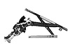 LH FT PWR WINDOW REGULATOR W/ MOTOR 4 DR CAVALIER/SUNFIRE 95-05 - image 1