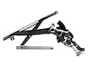 RH FT PWR WINDOW REGULATOR W/ MOTOR 4 DR CAVALIER/SUNFIRE 95-05 - image 1