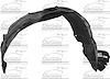RH FRONT FENDER INNER PAN - image 1
