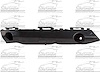 RH FRONT BUMPER COVER RET - image 1