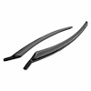 REAR ROLL-UP QUARTER WINDOW SEALS 2-DR HT/CONV PAIR CADILLAC - image 1