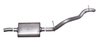 Swept-Side Cat-Back Exhaust 1997-99 Jeep Wrangler TJ 2.5L-4.0L 2WD/4WD - image 2