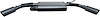 Dual Extreme Aluminized Cat-Back Exhaust 12-16 Jeep Wrangler 3.6L