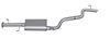 Swept-Side Cat-Back Exhaust 2007-14 Toyota FJ Cruiser 4.0L 4WD - image 2