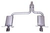 Split Rear Cat-Back Exhaust 07-08 Chrysler Pacifica 4dr - image 2