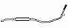 SWEPT SIDE SINGLE EXHAUST 2005 FORD EXPLORER SPORT TRAC 4.0L - image 1