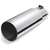Stainless Steel Straight Cut Exhaust Tip Inlet: 3" - image 1