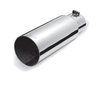 Stainless Steel Straight Cut Exhaust Tip Inlet: 3.5" - image 2
