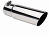 Stainless Steel Slash Cut Exhaust Tip Inlet: 2.5" - image 1