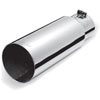 Stainless Steel Straight Cut Exhaust Tip Inlet: 5" - image 1