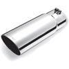 Stainless Steel Slash Cut Exhaust Tip Inlet: 4" - image 1